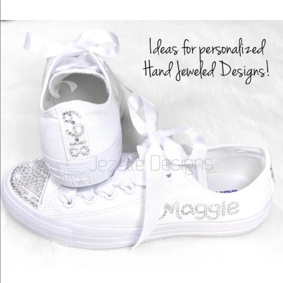 MESSAGE TO ORDER! 💎 Custom Bling Converse - Picture 12 of 17